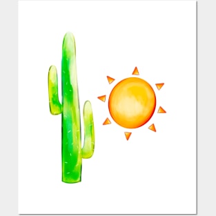 Cactus & Sunshine Posters and Art